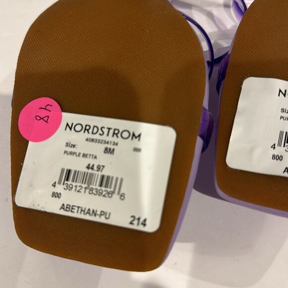 Abound NWT Clear Strappy Sandals with acrylic Heels - Picture 7 of 7